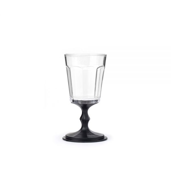 BA38-BLACK-Stackable-Wine-Glass